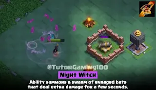 Night Witch in builder base 2.0 update Night Witch in builder base 2.0 update